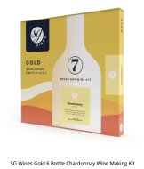 SG Wines Chardonnay Gold Wine Making Kit - 6 Bottle (Solomon Grundy)