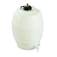 Home Brew Pressure Barrel with 2inch cap with vent cap & bottom tap