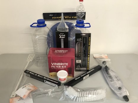 Premium Wine Making Starter Kit - 5L/ 1G for 6 bottle wine kits