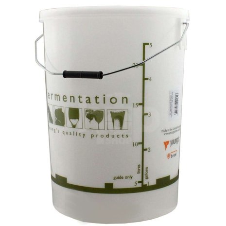 Youngs Fermentation Buckets / Fermenting Bins 25 L/ 5g