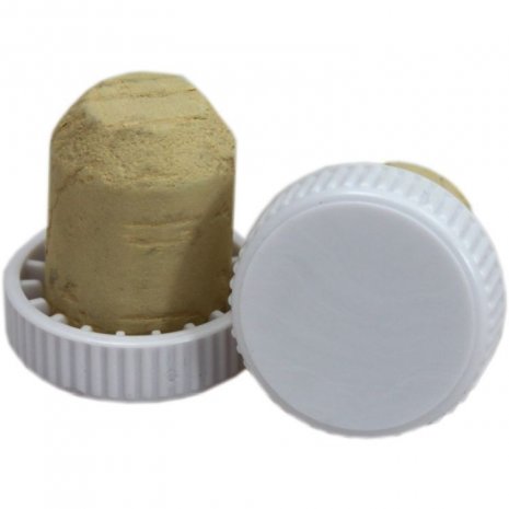 Cork White Plastic Flanged